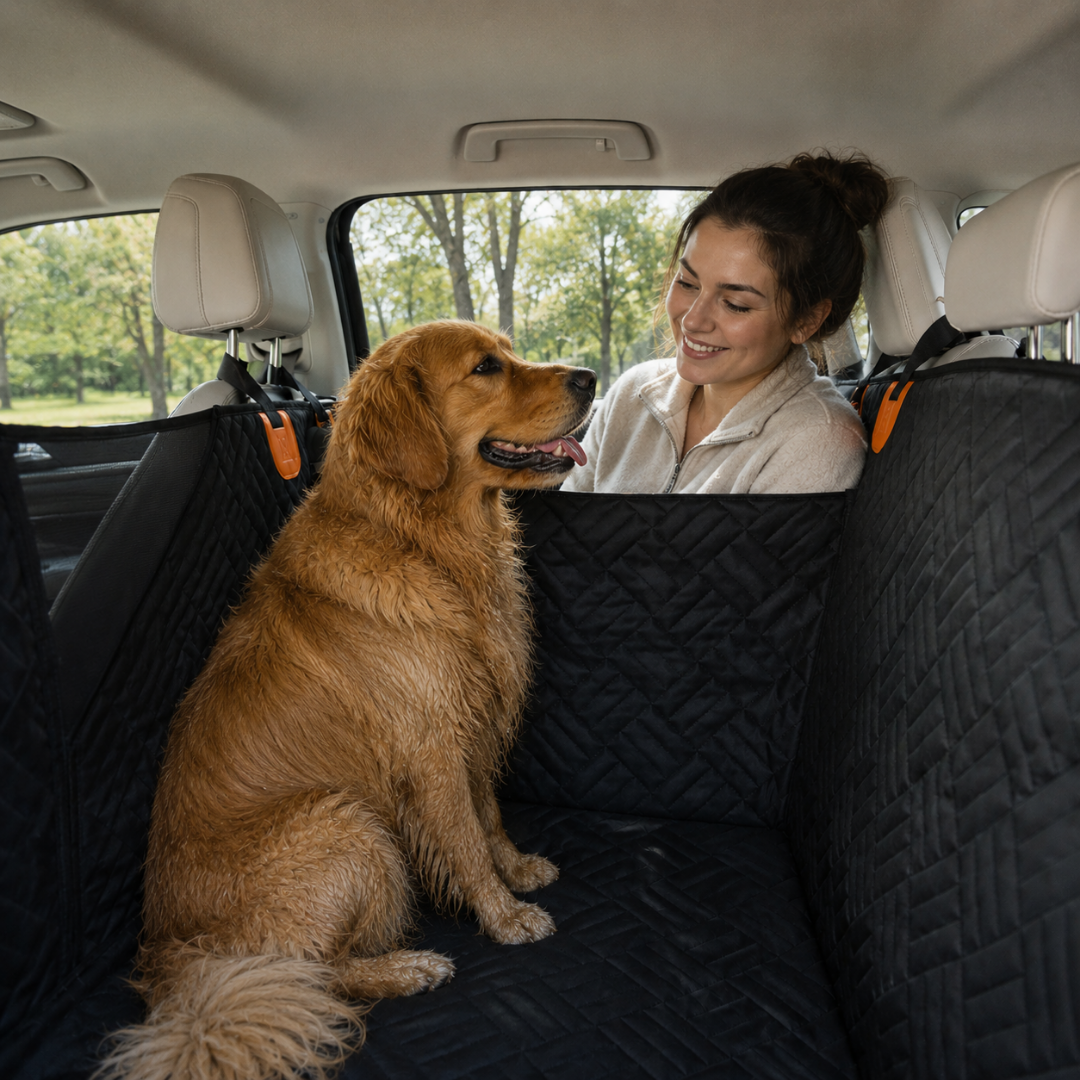 Happy Hound - Back Seat Dog Cover 50% OFF NOW 🔥